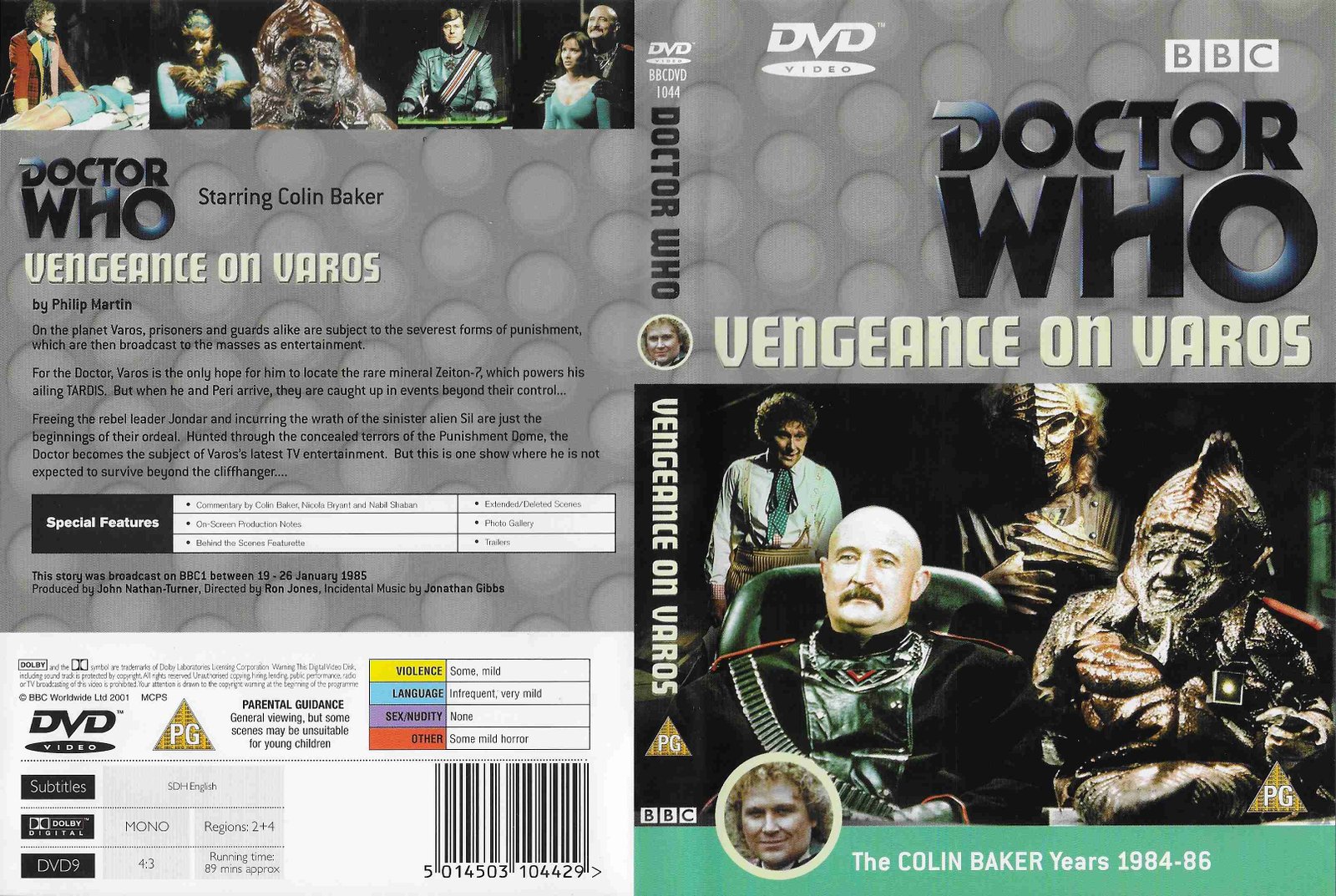 Back cover of BBCDVD 1044